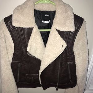 Urban outfitters brown jacket with soft details